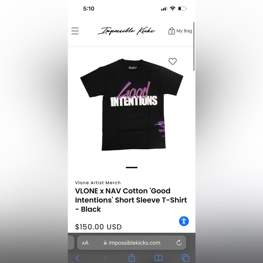 Vlone Good Intentions tee